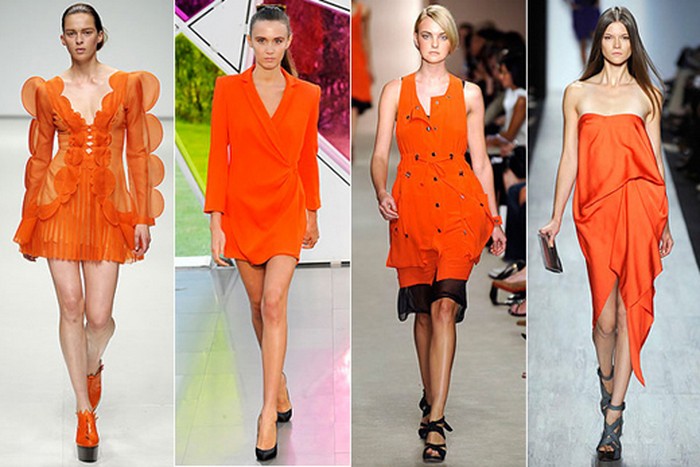 оранжеві сукні