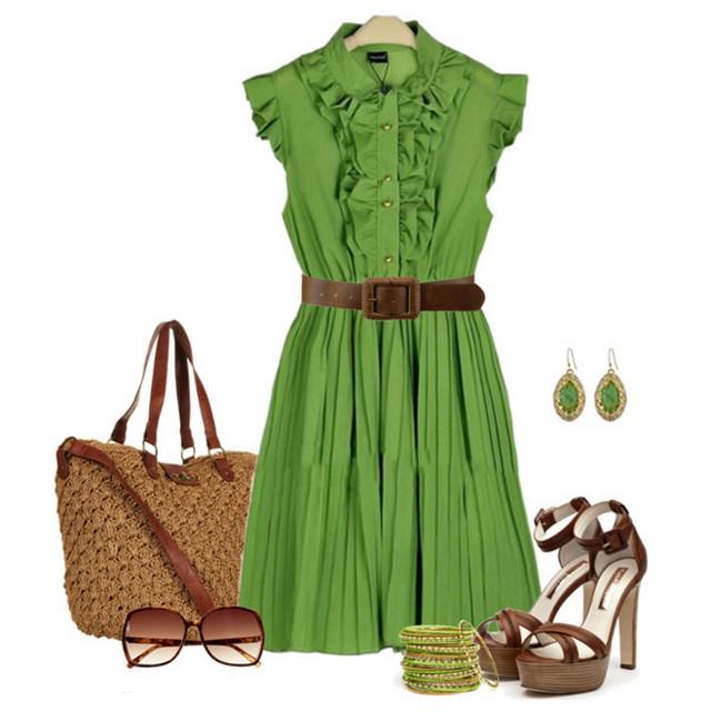 зелені сукні