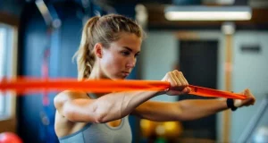 Вправи з фітнес-гумкою для жінок у домашніх умовах