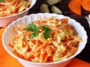 Рецепт весняного салату з моркви та сиру